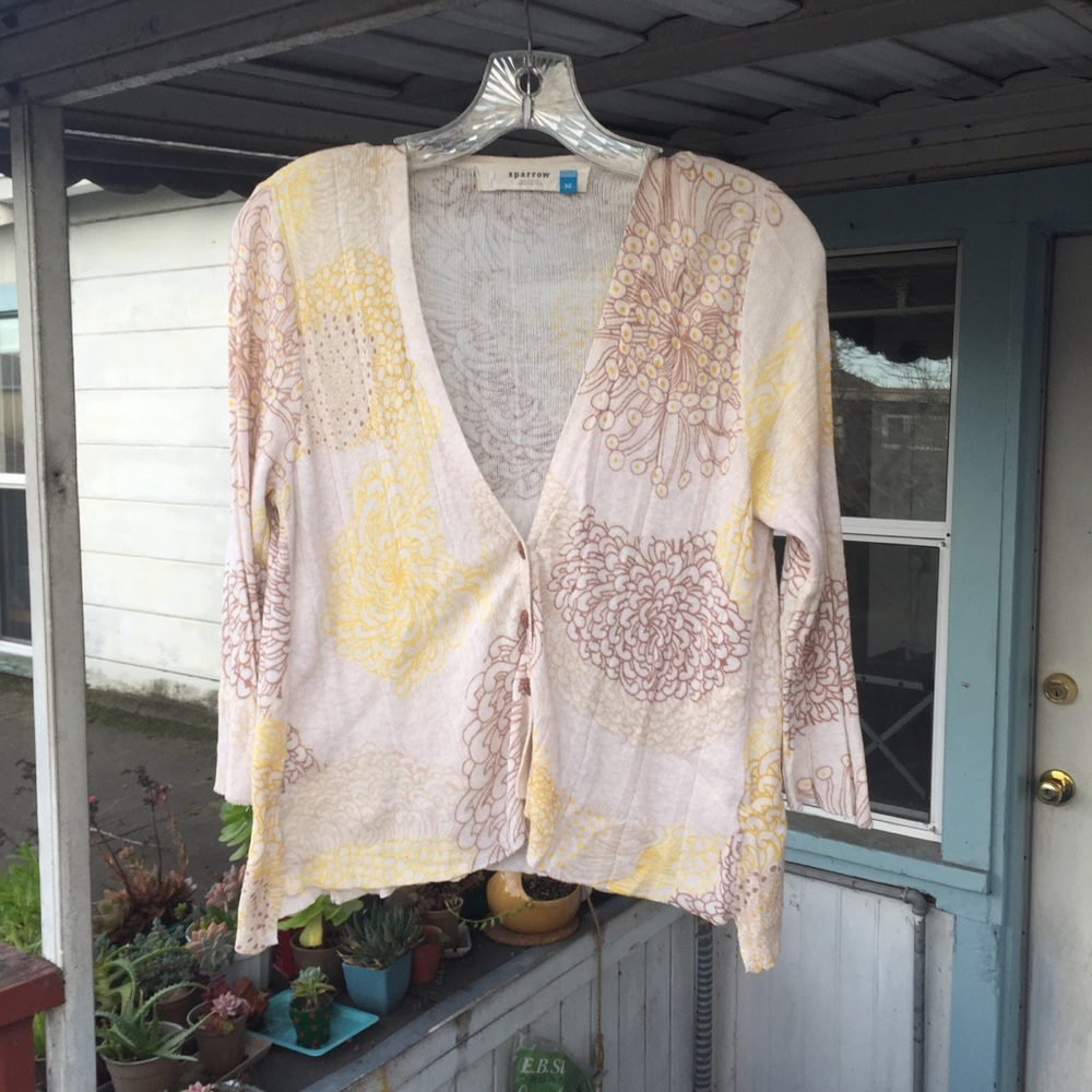 Light cream chrysanthemum cardi Floral spring